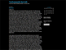 Tablet Screenshot of narkoman.blogger.ba