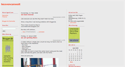 Desktop Screenshot of heavencanwait.blogger.de