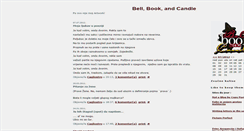 Desktop Screenshot of bellbookandcandle.blogger.ba