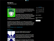 Tablet Screenshot of aboutsarajevo.blogger.ba