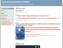 Tablet Screenshot of namazposunnetu.blogger.ba
