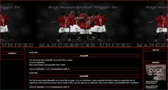 Desktop Screenshot of manutdportal.blogger.ba