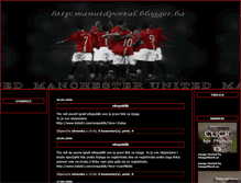 Tablet Screenshot of manutdportal.blogger.ba