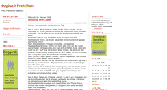 Desktop Screenshot of logbuchpraktikum.blogger.de