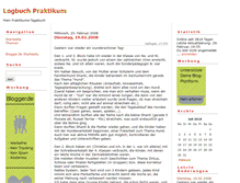 Tablet Screenshot of logbuchpraktikum.blogger.de