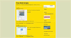 Desktop Screenshot of freewebscripts.blogger.ba
