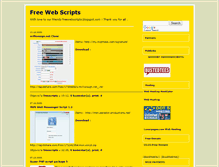 Tablet Screenshot of freewebscripts.blogger.ba