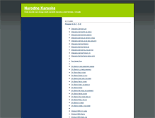 Tablet Screenshot of narodnekaraoke.blogger.ba