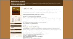Desktop Screenshot of dizajnweb.blogger.ba