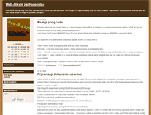 Tablet Screenshot of dizajnweb.blogger.ba