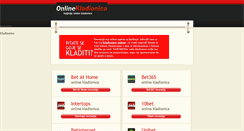 Desktop Screenshot of kladioniceonline.blogger.ba