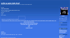 Desktop Screenshot of ludestvari.blogger.ba