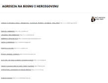 Tablet Screenshot of agresija.blogger.ba