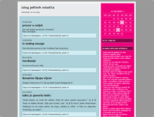 Tablet Screenshot of gospodincovjek.blogger.ba