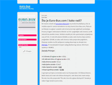 Tablet Screenshot of eurobux.blogger.ba