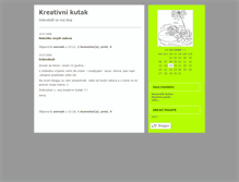 Tablet Screenshot of kreativnikutak.blogger.ba