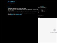 Tablet Screenshot of igreigrice.blogger.ba