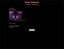 Tablet Screenshot of kokana.blogger.ba