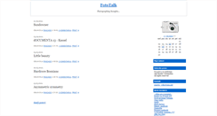 Desktop Screenshot of fototalk.blogger.ba