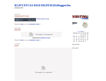 Tablet Screenshot of digitalis.blogger.ba