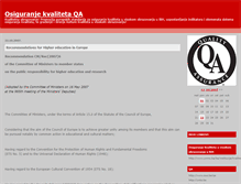Tablet Screenshot of kvalitet.blogger.ba