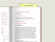 Tablet Screenshot of dieandereseite.blogger.de