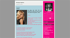 Desktop Screenshot of britneyspears4ever.blogger.ba