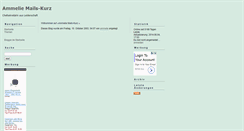 Desktop Screenshot of ammelie.blogger.de