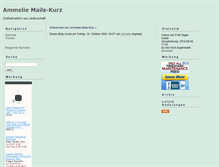 Tablet Screenshot of ammelie.blogger.de