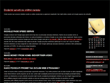 Tablet Screenshot of dodatnisavetizaonlinezaradu.blogger.ba