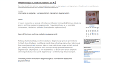 Desktop Screenshot of ocnidoktor.blogger.ba