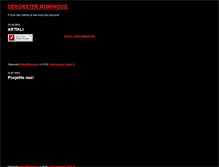 Tablet Screenshot of dekoratermuminovic.blogger.ba