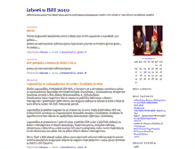 Tablet Screenshot of izbori2010.blogger.ba