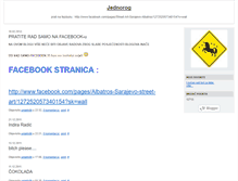 Tablet Screenshot of jednorog.blogger.ba