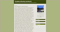 Desktop Screenshot of gradskadzamija.blogger.ba
