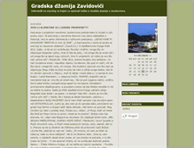 Tablet Screenshot of gradskadzamija.blogger.ba