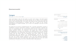Desktop Screenshot of damenwahl.blogger.de