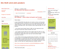 Tablet Screenshot of klimawechsel.blogger.de
