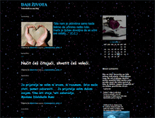 Tablet Screenshot of dahzivota.blogger.ba
