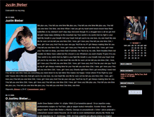 Tablet Screenshot of justinbieber.blogger.ba