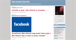 Desktop Screenshot of bebaselimovic.blogger.ba