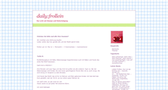 Desktop Screenshot of frollein.blogger.de