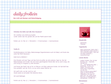 Tablet Screenshot of frollein.blogger.de