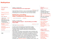 Desktop Screenshot of medizynicus.blogger.de