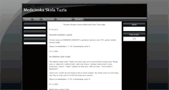 Desktop Screenshot of medicinskaskolatz.blogger.ba