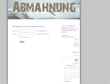 Tablet Screenshot of abmahnung.blogger.de