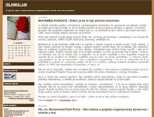 Tablet Screenshot of islamislam.blogger.ba