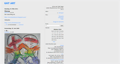 Desktop Screenshot of gayart.blogger.de