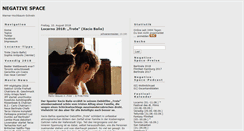Desktop Screenshot of negativespace.blogger.de