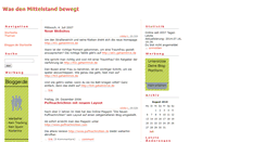 Desktop Screenshot of mittelstand.blogger.de